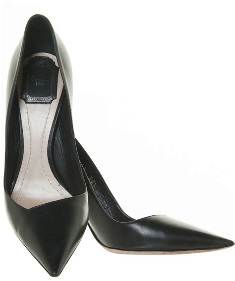 dior black pumps|vintage dior pumps.